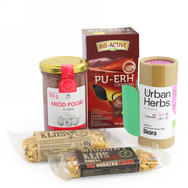 Zestaw prezentowy Promienna Skóra – suplement BIO Skóra