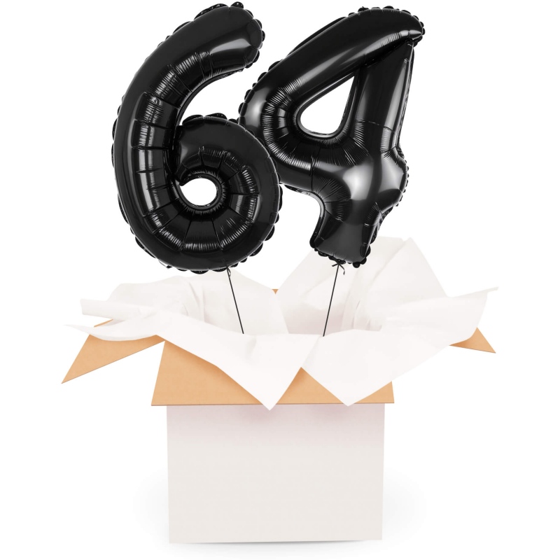 Kreator liczb z balonów, kolor czarny