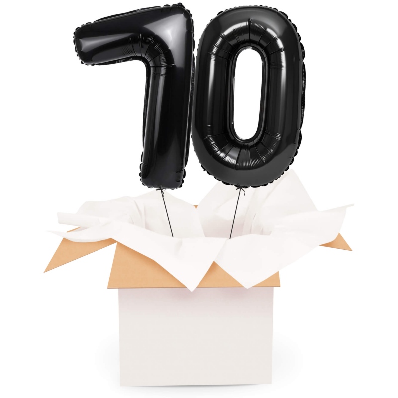 Kreator liczb z balonów, kolor czarny