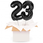 Kreator liczb z balonów, kolor czarny