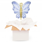 Błękitny motyl - Balon z helem