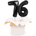 Kreator liczb z balonów, kolor czarny