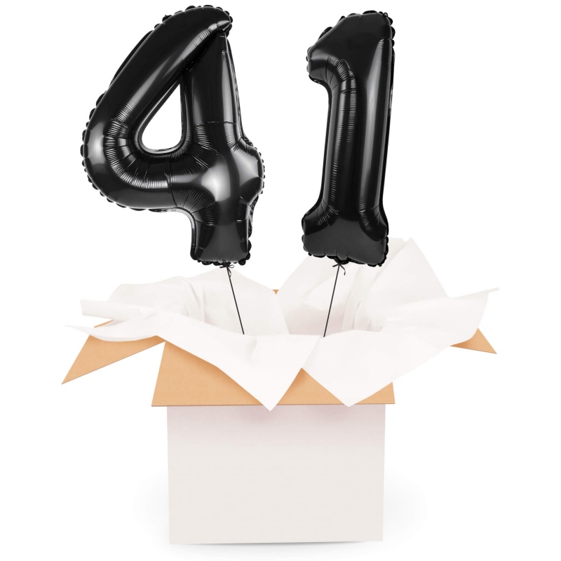 Kreator liczb z balonów, kolor czarny