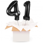 Kreator liczb z balonów, kolor czarny