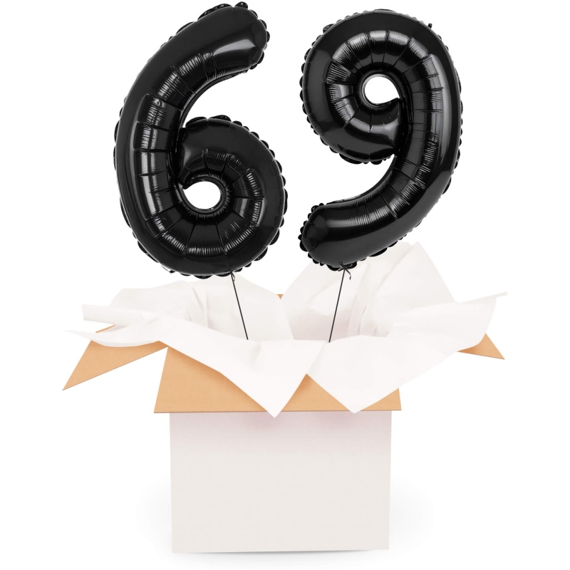 Kreator liczb z balonów, kolor czarny