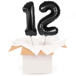 Kreator liczb z balonów, kolor czarny