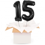 Kreator liczb z balonów, kolor czarny