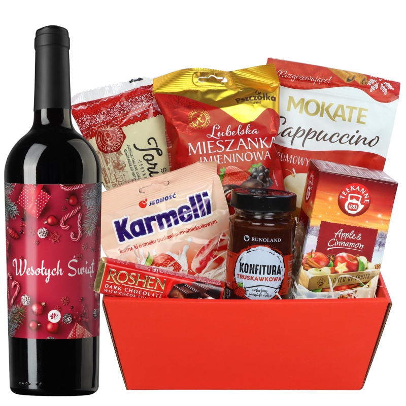 Zestaw prezentowy Sweet z winem
