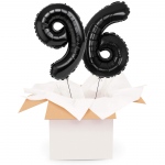 Kreator liczb z balonów, kolor czarny