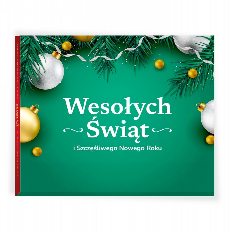 Czekoladki Merci Wesołych Świąt