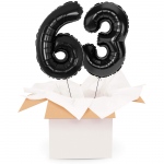 Kreator liczb z balonów, kolor czarny