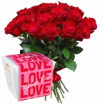 Walentynkowe róże z Raffaello