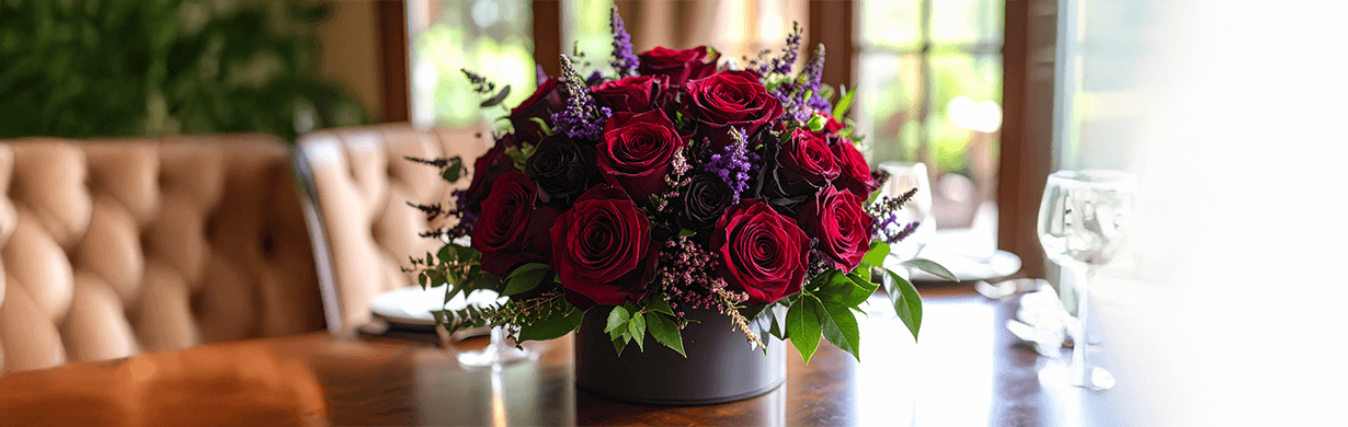 Piękne bukiety kwiatów