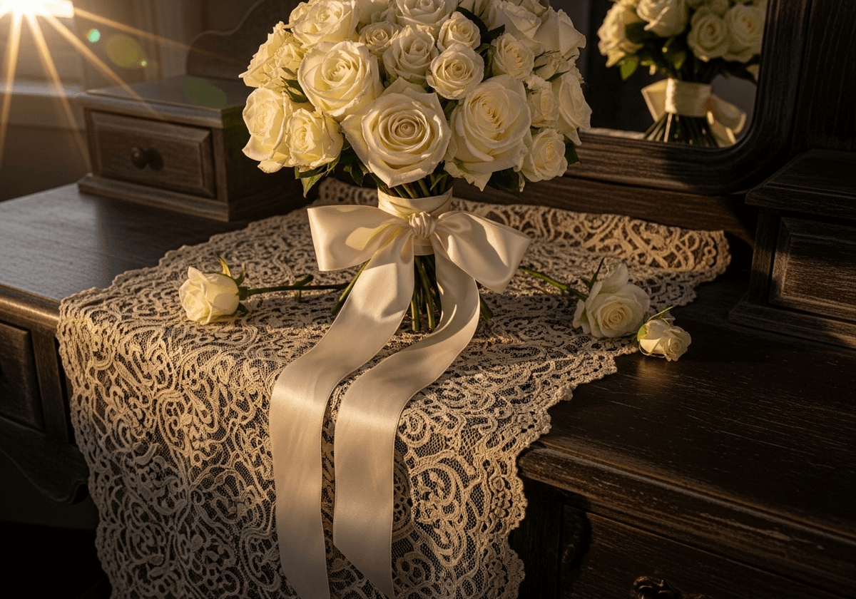 Jakie są zasady pielęgnacji wiecznych róż w kontekście kwiatów do bukietu ślubnego?