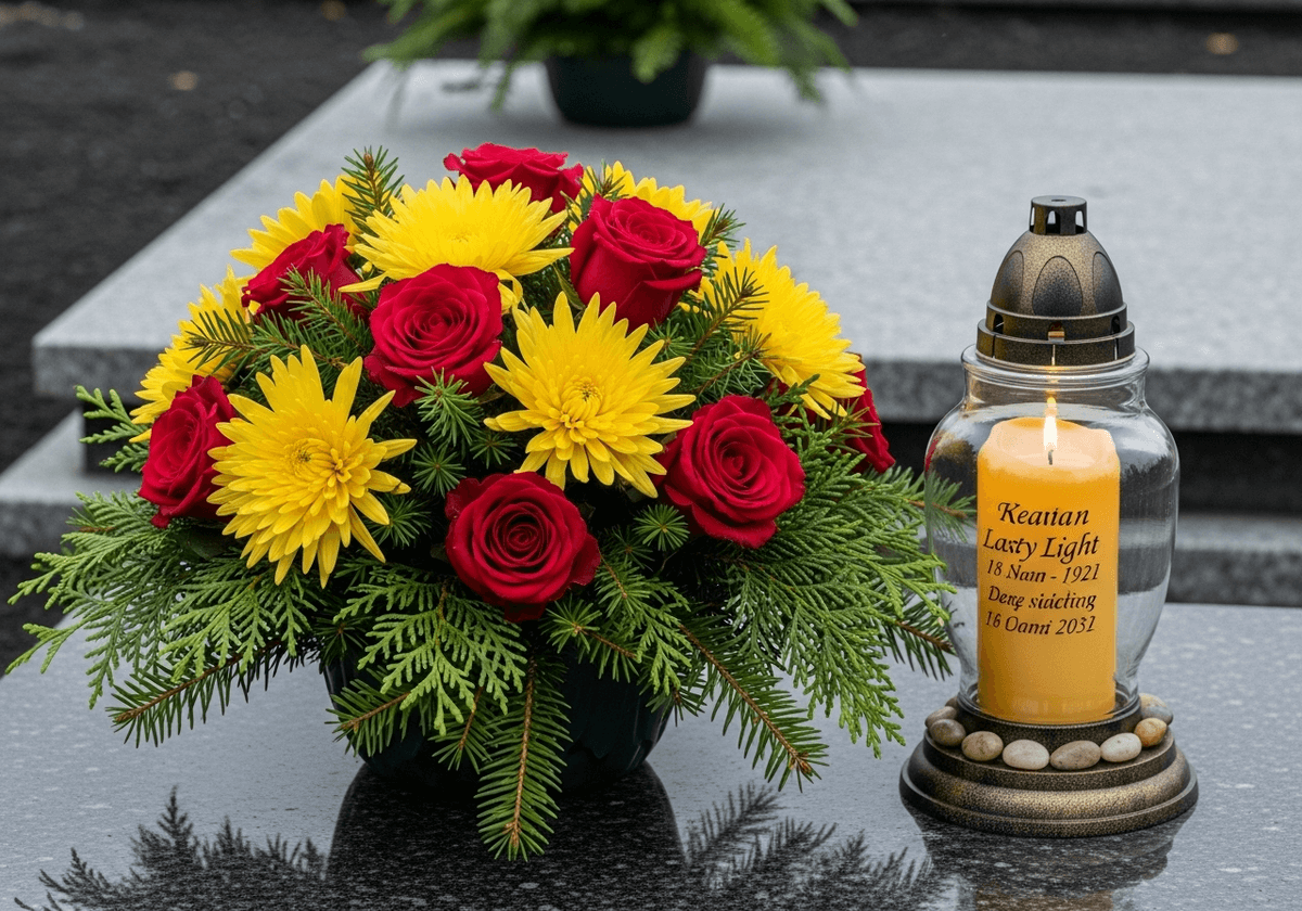 Jak wybrać odpowiednią kompozycję na grób i jaki stroik na cmentarz wybrać?