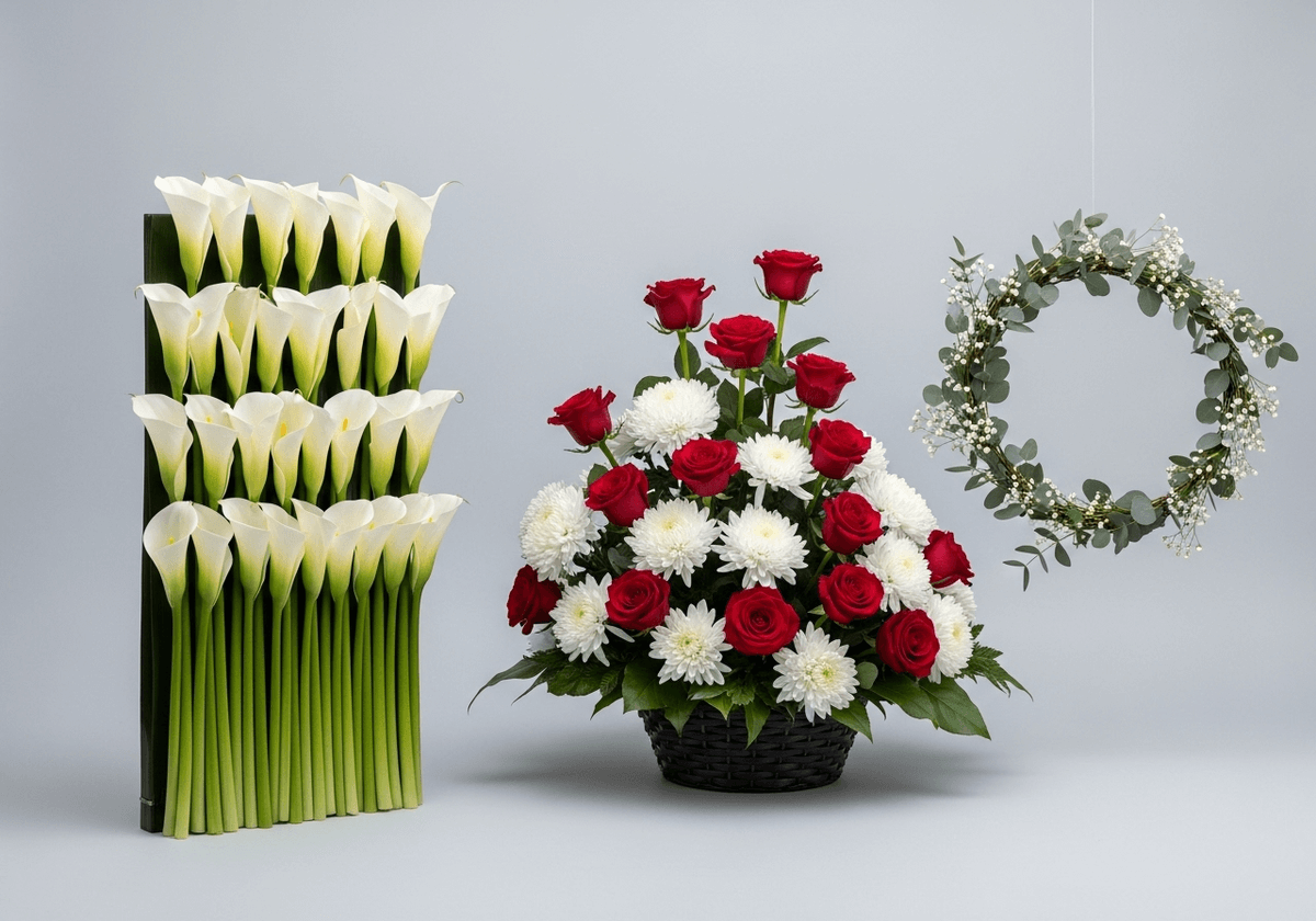 Jakie style i wzory nowoczesnych stroików na cmentarz oraz rodzaje stroików są dostępne?