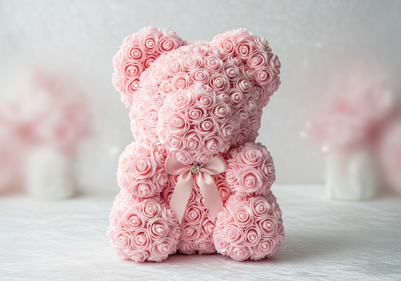 Misie z kwiatów na Dzień Kobiet – wyjątkowy prezent pełen uroku