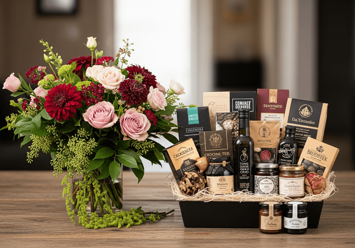 Kosze prezentowe i kwiaty – uniwersalne pomysły, które na pewno docenią